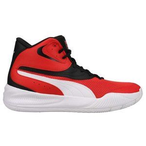 Puma Triple Mid Basketball Men Red Sneakers Athletic Shoes